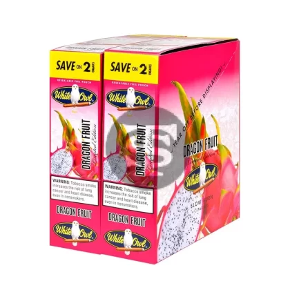 White Owl Cigarillos 30 Packs of 2 Cigars Dragon Fruit