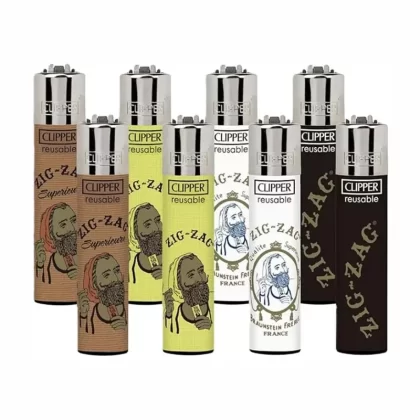 Clipper® Lighters | Zig-Zag Collection 1 | 48 Count