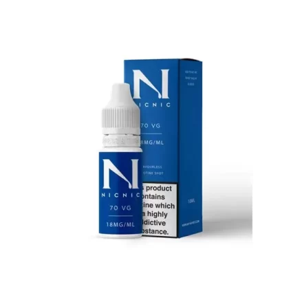 18 mg Nic Nic Unflavored Nicotine Booster Shot 10 ml 70VG