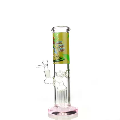 10-Inch Glass Straight Shooter Water Pipe with 14mm Bowl
